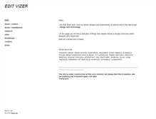 Tablet Screenshot of editvizer.net